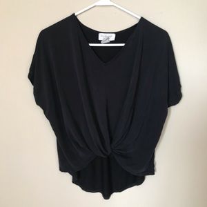 Lavender Field Women's Blouse w/ Knot